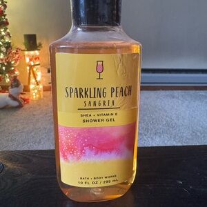 Bath & Body Works Sparkling Peach Sangria Shower Gel - Yellow and Pink
